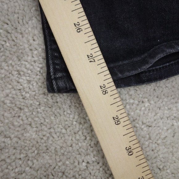 Levis Signature Gold Jeans Womens 29x30 Black Mid Rise Stretch Slim Denim - Picture 5 of 11